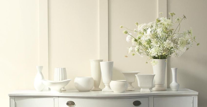 Modern Interior Featuring Off-White Paint