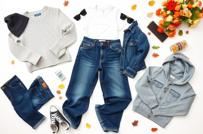 Baggy jeans style