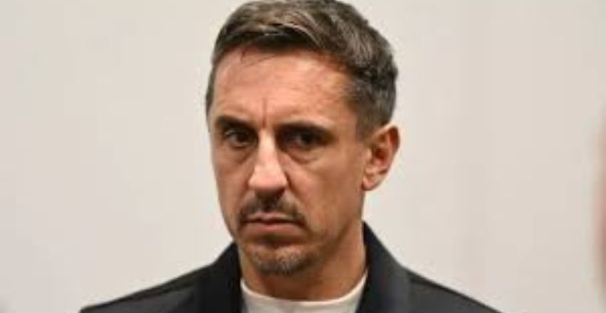 Gary Neville in early football days